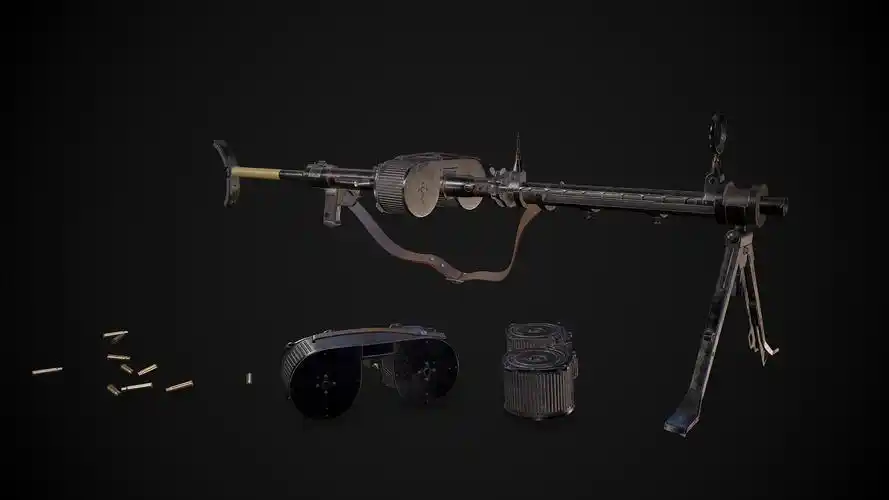 二战德军mg-15轻机枪