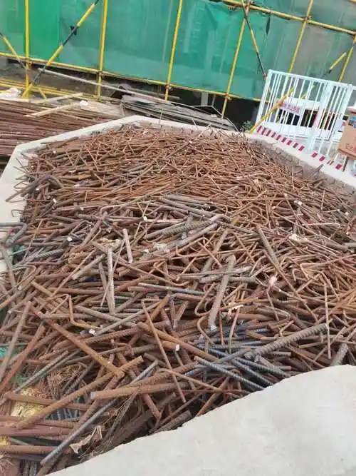浙江杭州高价回收工地建材废料,废钢筋,钢管回收