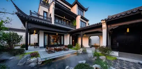 长三角别墅【安吉慢谷】金成力作,徽派建筑合院别墅,450万起,售楼处