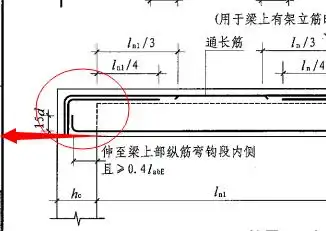 屋框梁上部通长筋端部锚固弯锚是多少?图集哪有规定?谢谢