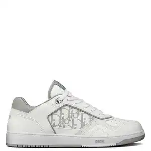 dior/迪奥 22年早春新款 b27系列 男士白色老花皮革低帮运动鞋