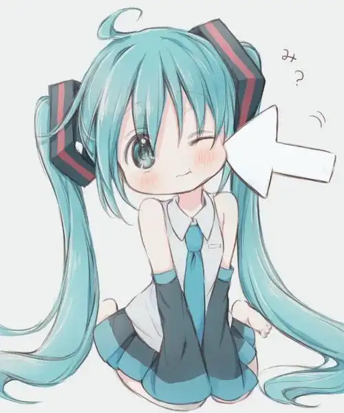 【插画头像】一波q版miku初音未来动漫头像系列来袭!