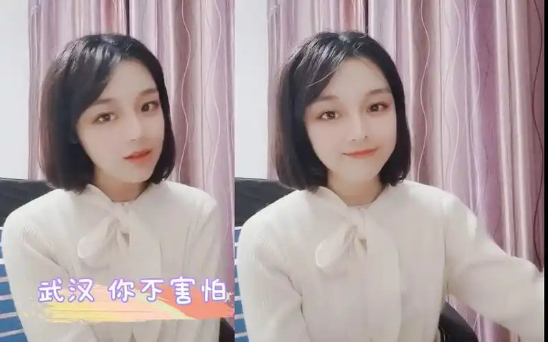 黄霄云短发出镜美颜暴击天使在演唱武汉抗疫歌曲世界为你醒来