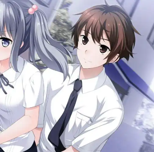 情侣动漫头像情头二次元抱宠情头ks夺信