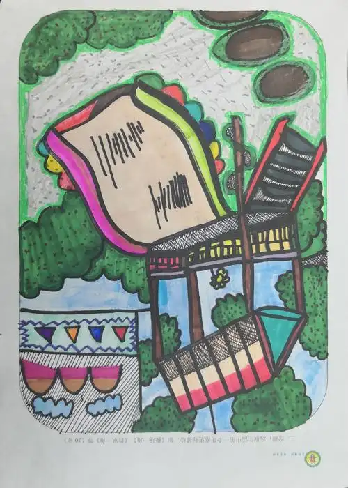 童家学校九年级美术考试绘画集锦