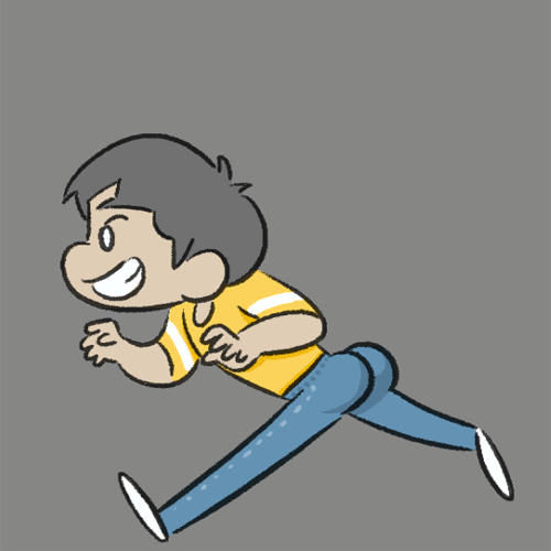 男人奔跑大笑搞笑gif动图_动态图_表情包下载_soogif