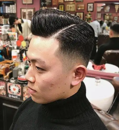 复古油头造型图鉴 三七分男士短发造型_时尚男发 - 美发站