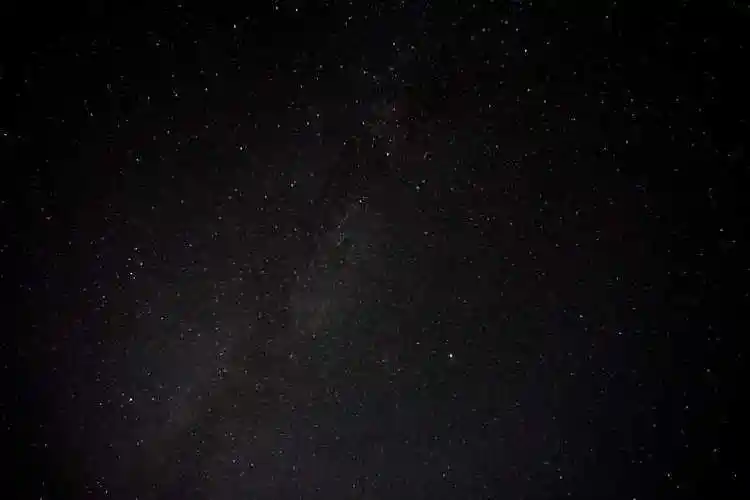 漆黑夜晚的星空背景