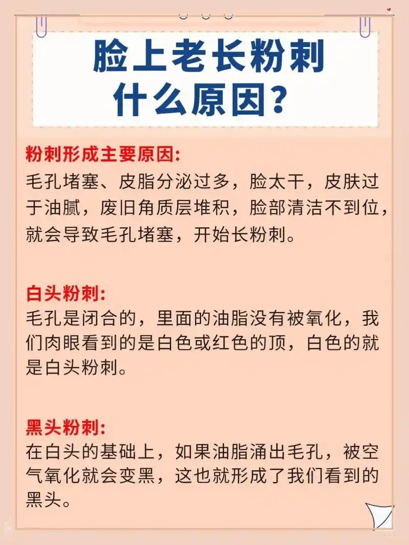 脸上老长粉刺是什么原因呢#夏季护理 #护肤 #皮肤 #抖音图 - 抖音