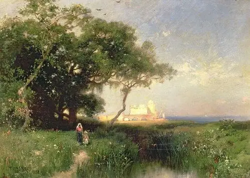 moran - 托马斯 莫兰 thomas moran 俄罗斯风景油画 - 中艺名画-专业