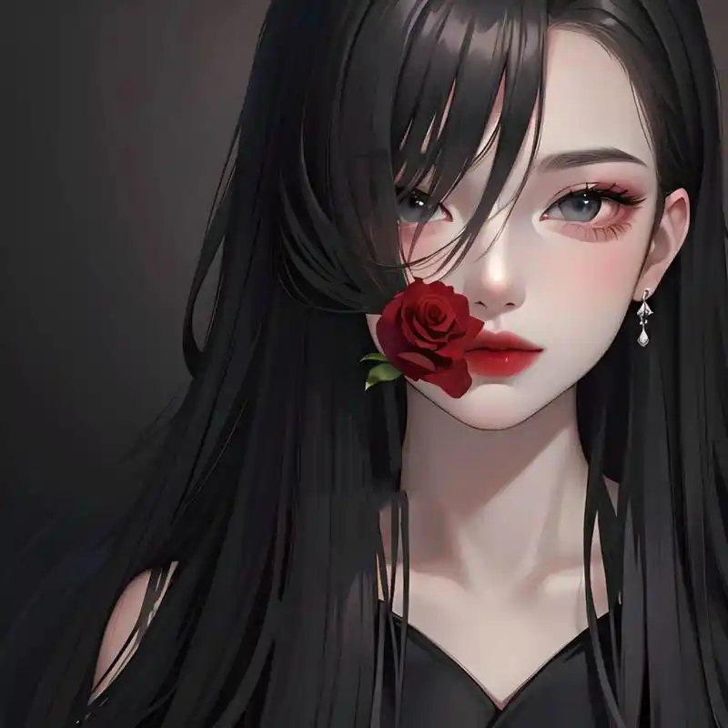 花与少女|御姐|女生头像 9315自取,拿图点赞,谢谢喜欢