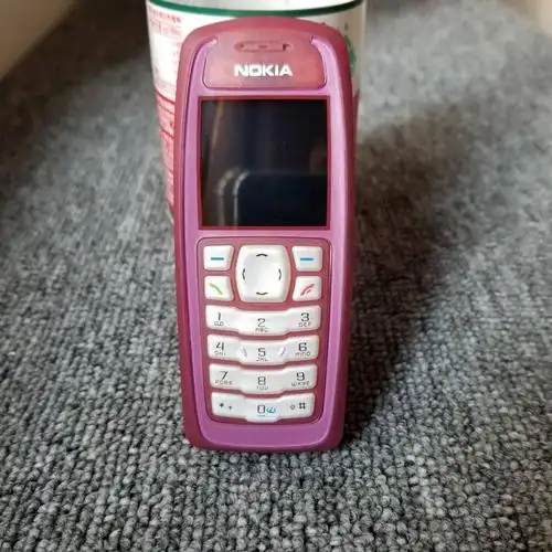 诺基亚3100直板按键学生戒网手机怀旧老款无摄像头车间工厂 粉色(移动