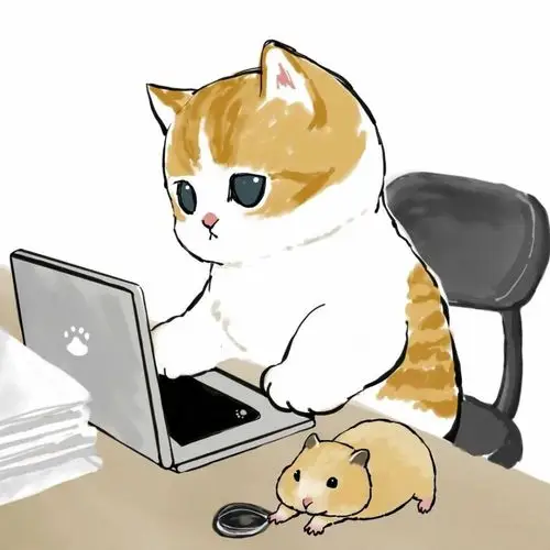 超可爱猫猫手绘图傻傻的小猫萌翻了