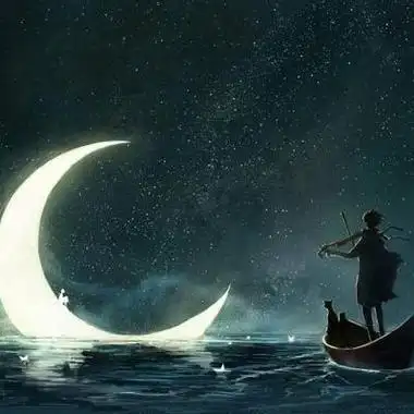 高清唯美有意境的星河漫画头像图片男生头像图片