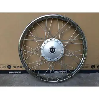 塔克尔适用于嘉陵70钢圈摩托车配件嘉陵jh70前后钢圈总成轮毂轮网嘉陵