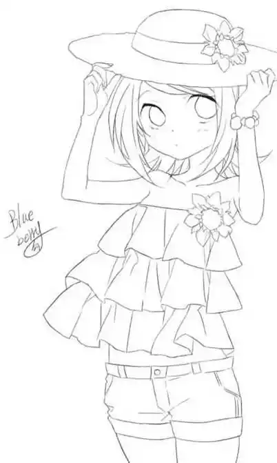 动漫学生简笔画图片大全图片大全图片大全(动漫简笔画图片可爱)