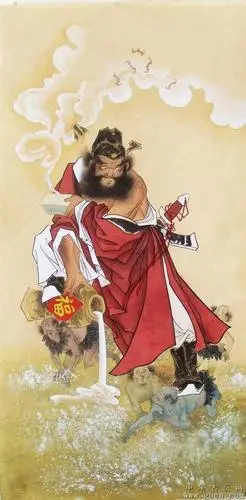 丁红玉的中国工笔画人物 钟馗