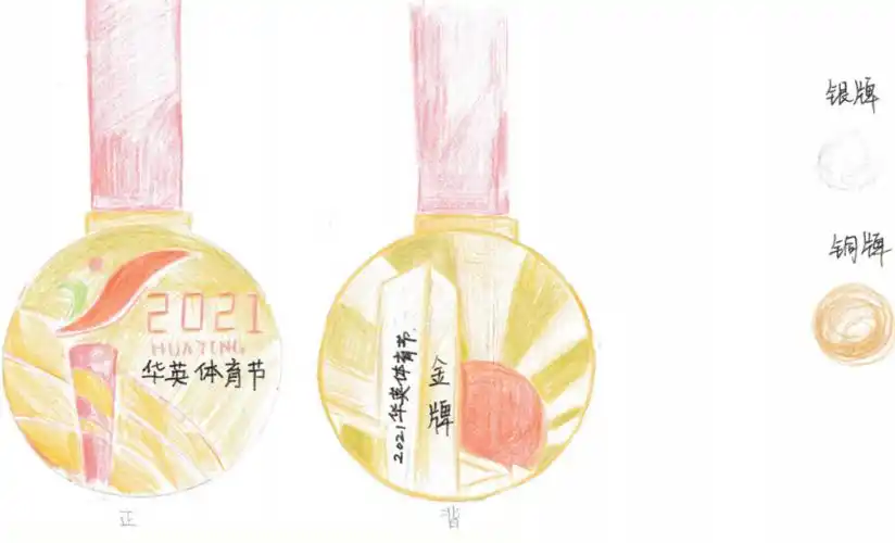 体育节火热来袭第三弹华英学校体育节奖牌设计大赛优秀作品展示