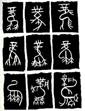 《山海经·南次三经》中的记载:"有鸟焉,其状如鸡,五采而文,名曰凤皇