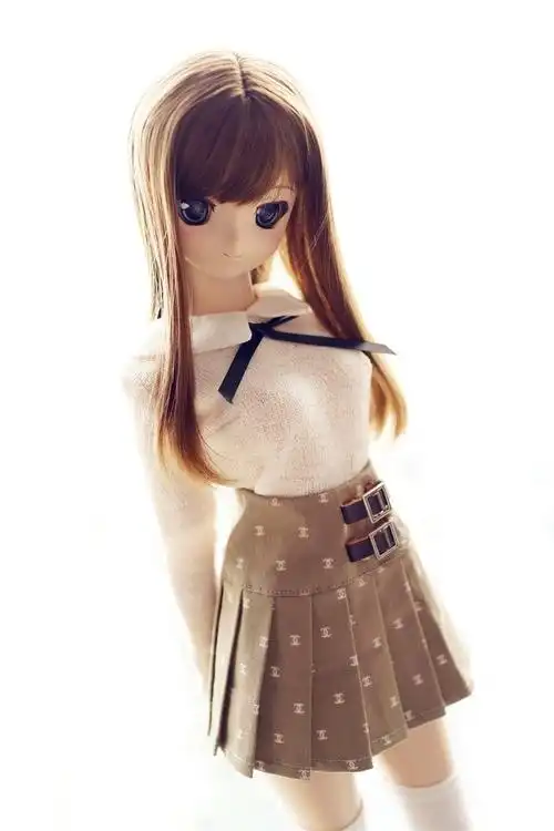 ins少女心kk/sd娃bjd娃衣实体娃娃连衣裙洋装衣服65cm34手办qjz