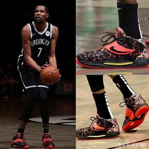 死神杜兰特今天上脚的kd14,居然是欧文一代的配色!