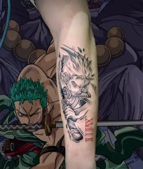 最新索隆纹身图案大全索隆霸气纹身12