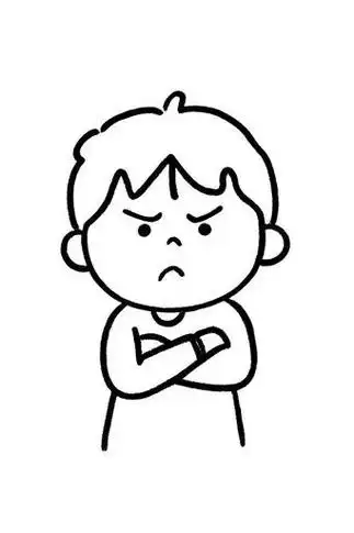 😡生气简笔画表情💢