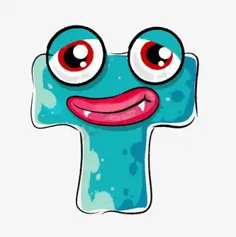 字母卡通t图片_字母卡通t设计图片素材大全-千库网