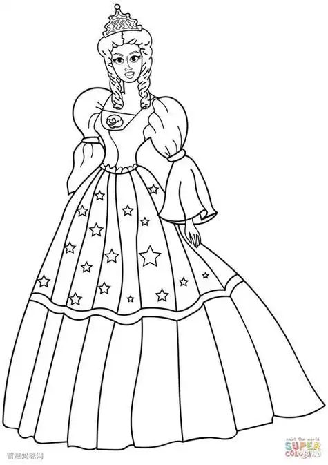 公主简笔画图片4