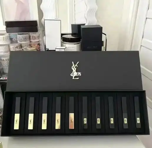 ysl圣罗兰口红|||78圣诞套盒0199902100ysl十只金条钢琴礼盒
