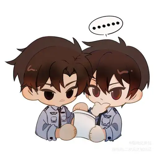 破云严江严峫江停q版同人绘画作品