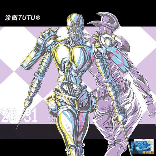 jojo的奇妙冒险银色战车二次元动漫反光汽车贴纸车门身贴后玻璃贴