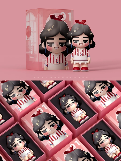 复古造型盲盒设计