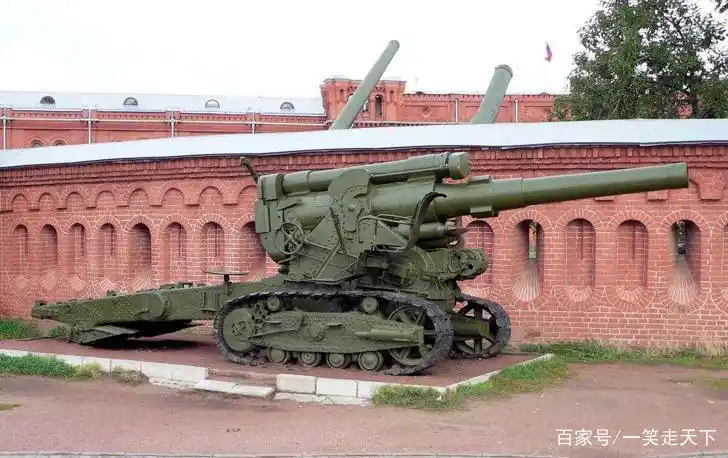 二战经典武器:"斯大林之锤"---b-4型203毫米重榴弹炮