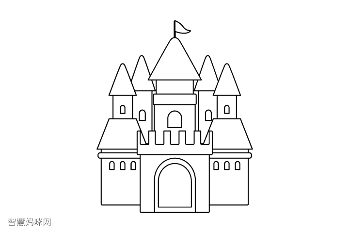 各种城堡的画法