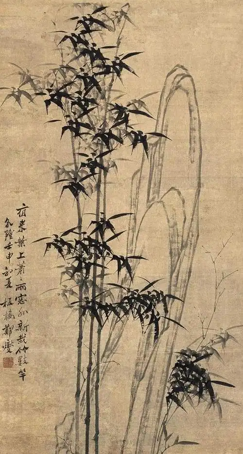 郑板桥墨竹作品欣赏