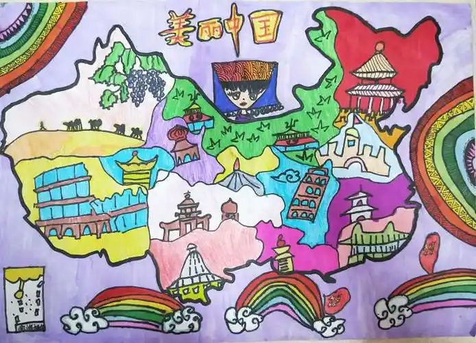 2018"美丽中国"少儿手绘地图大赛获奖揭晓