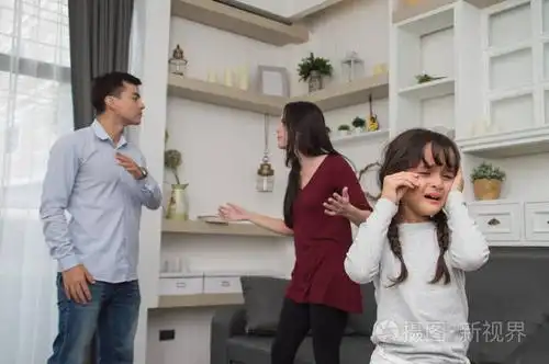 父母家庭争吵的概念, 年轻夫妇的父母 ar