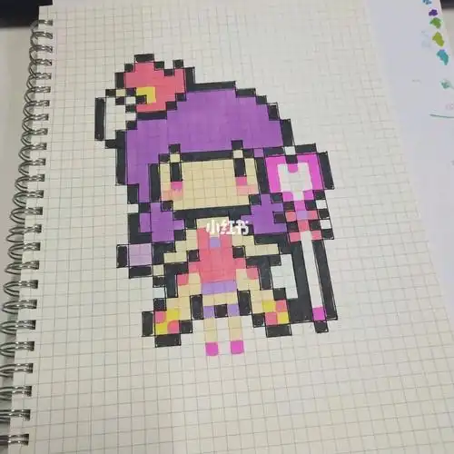 王者荣耀方格纸简笔画