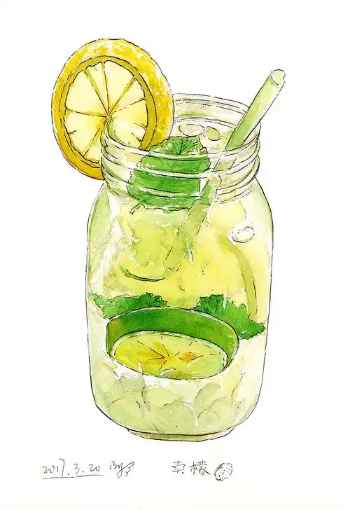 [水彩-201703]jpg-饮品插画