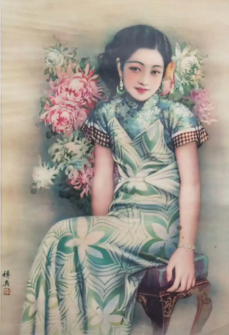 美女宣传画～民国时期