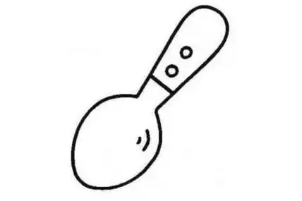 六项勺子简笔画