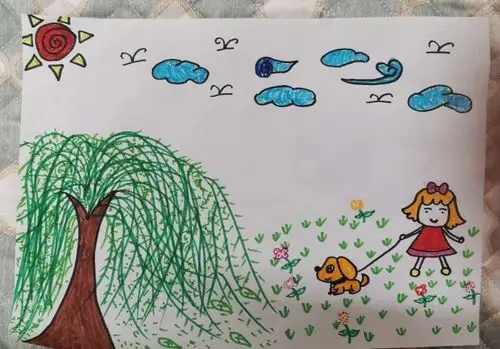 乐宝国学幼儿园——启礼一班"春天春天在哪里"