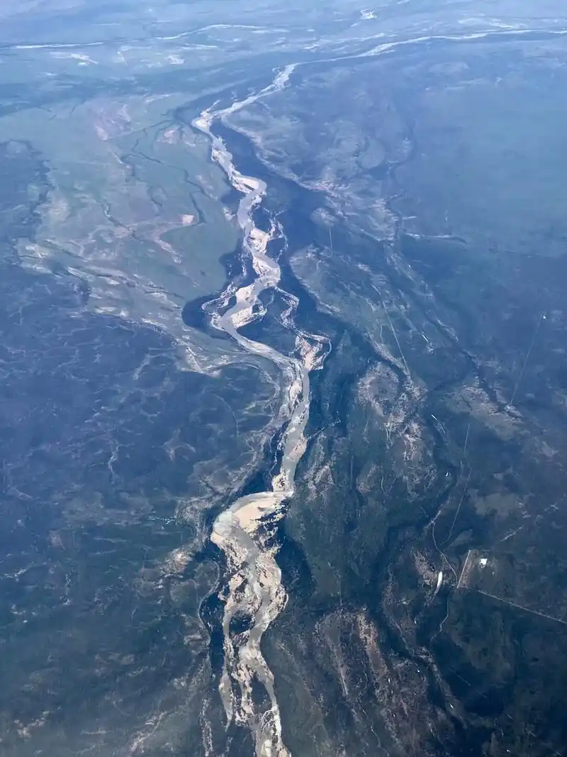 万米高空,鸟瞰澳洲