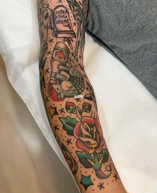 oldschool花臂拼接