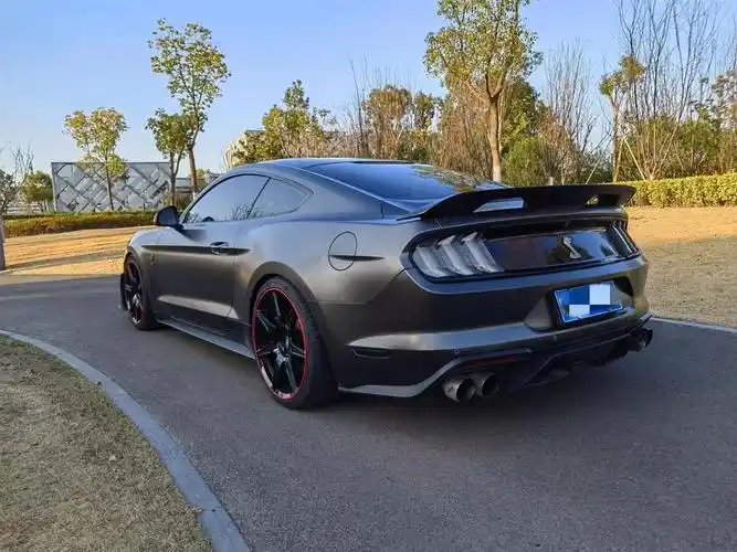 福特野马5.0狠货,轮上719匹,全车哑光透明膜,gt500