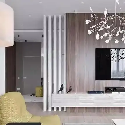 电视背景墙作为客厅的门面担当,无论是选材还是风格确定上,都要确保