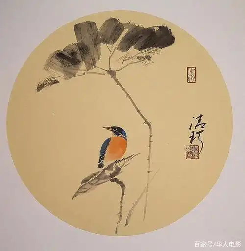 《六时雨中见彩虹》郑清珍国画花鸟小品12幅