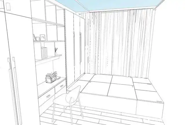 10平方小卧室,榻榻米如何设计