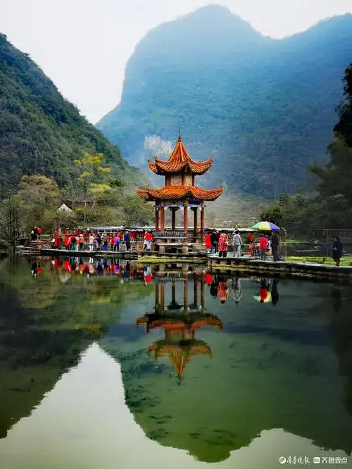 广西靖西市鹅泉风景区,别有一番韵味